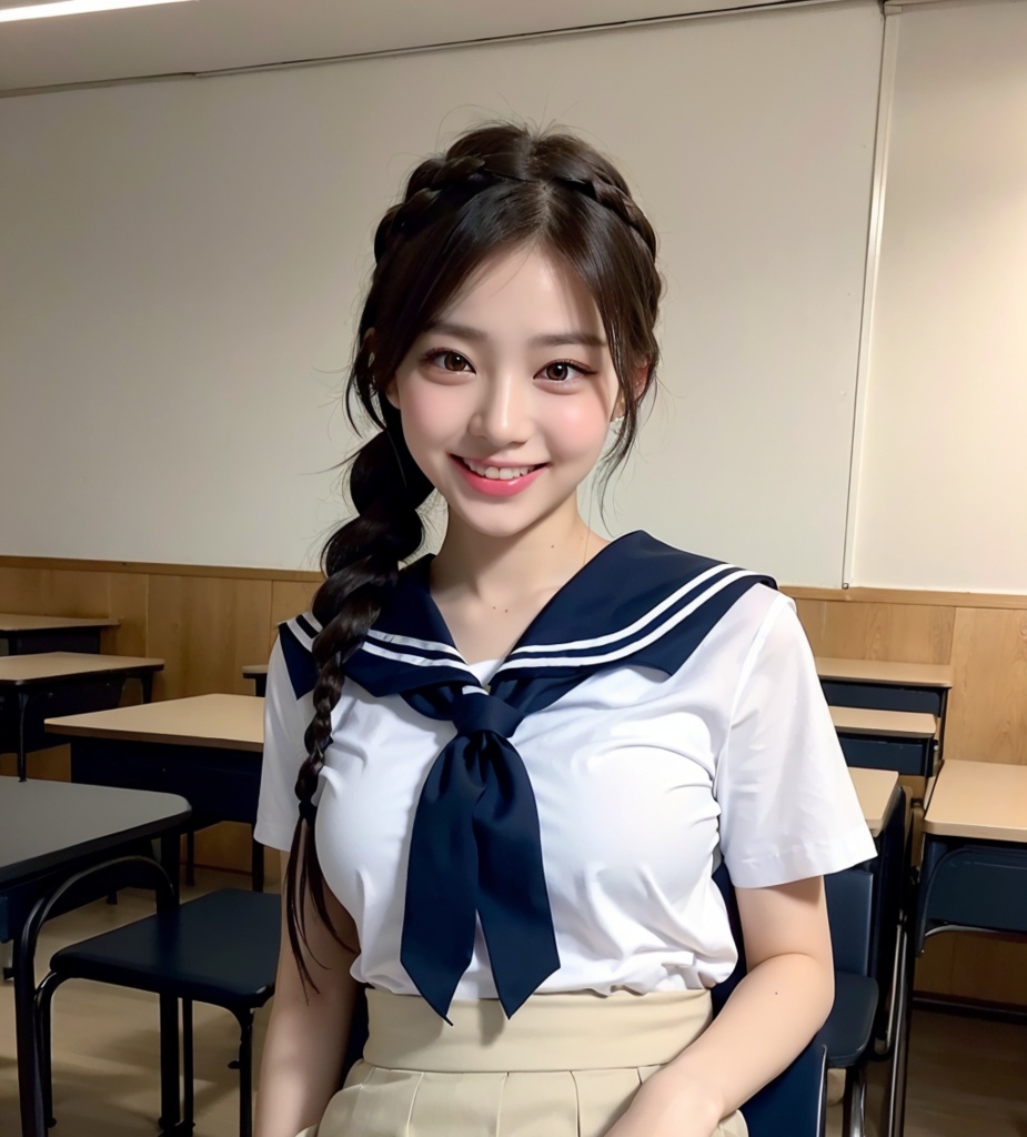 女子高生スマイル写真集(AI美女)