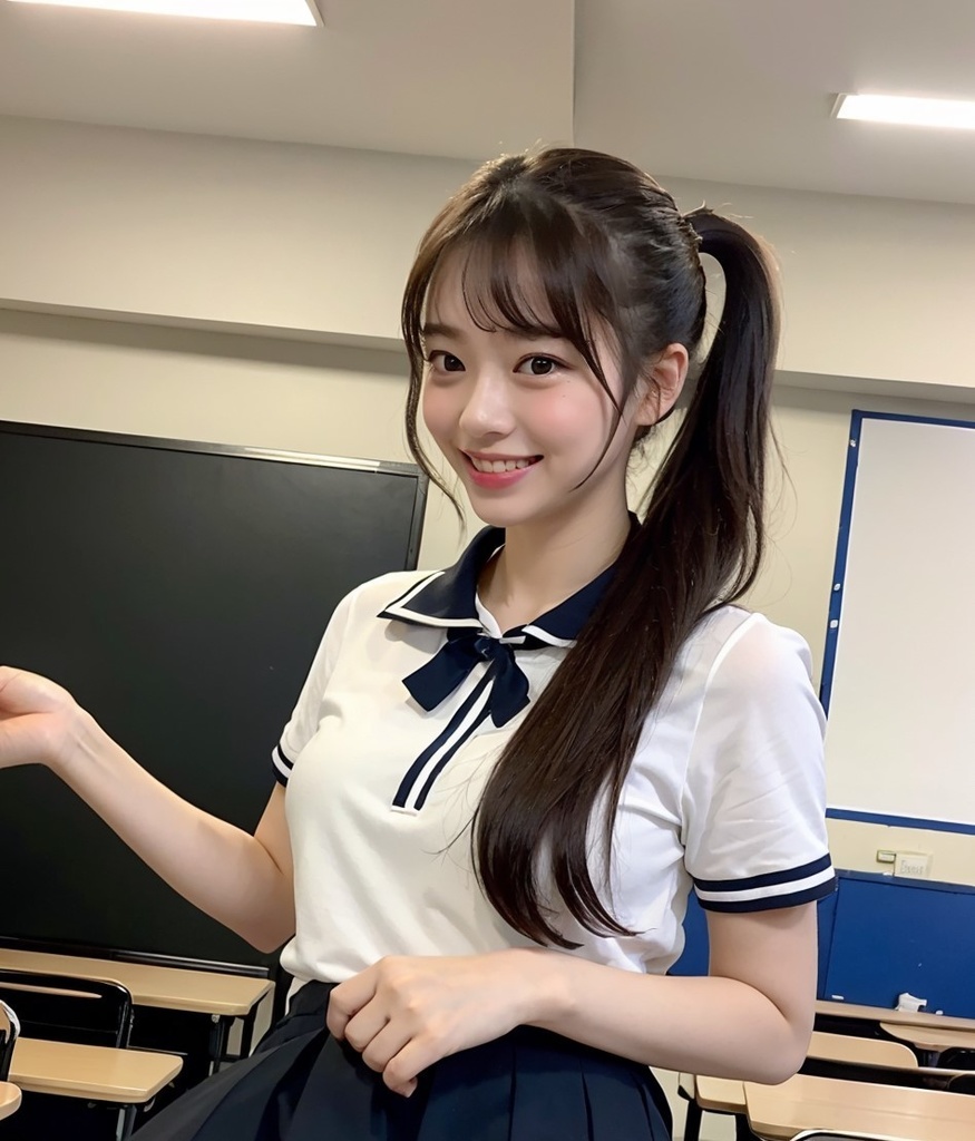 女子高生スマイル写真集(AI美女)