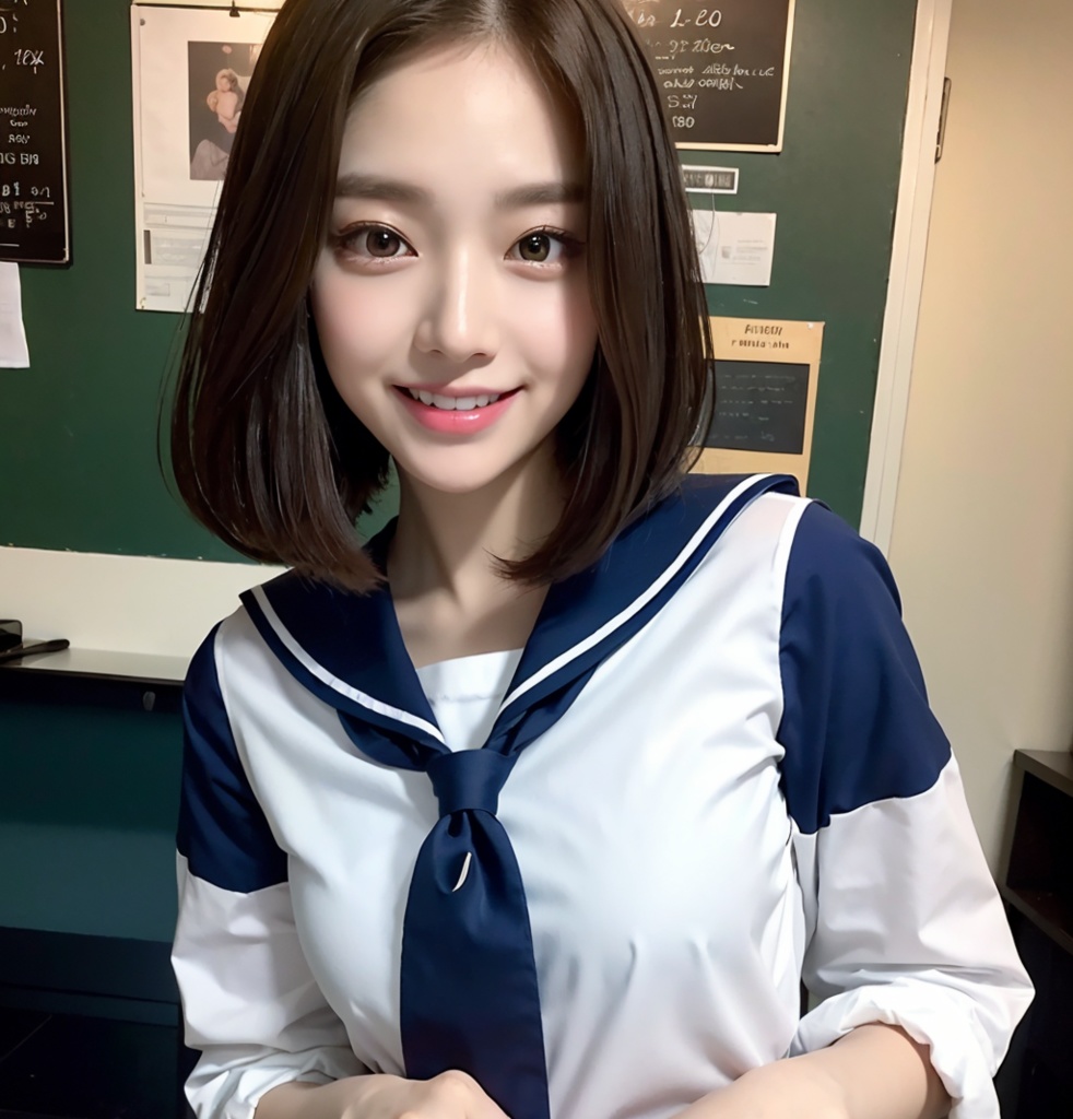 女子高生スマイル写真集(AI美女)