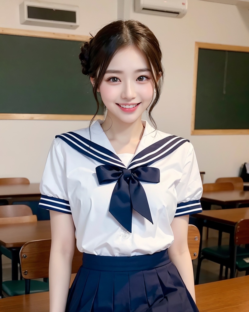 女子高生スマイル写真集(AI美女)