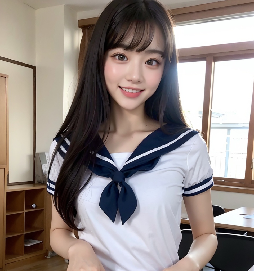 女子高生スマイル写真集(AI美女)