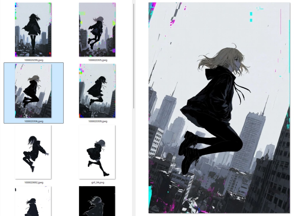 ボクはもう飛び降りてる素材