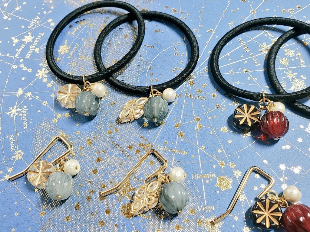 白澤カラー ヘアゴム/ポニーフック