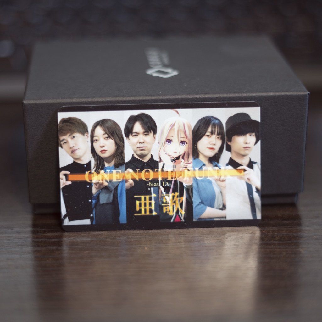 ハイレゾ音源DLカード「ONE NOTE FUNK feat. IA」(ボカロ×アカペラ)