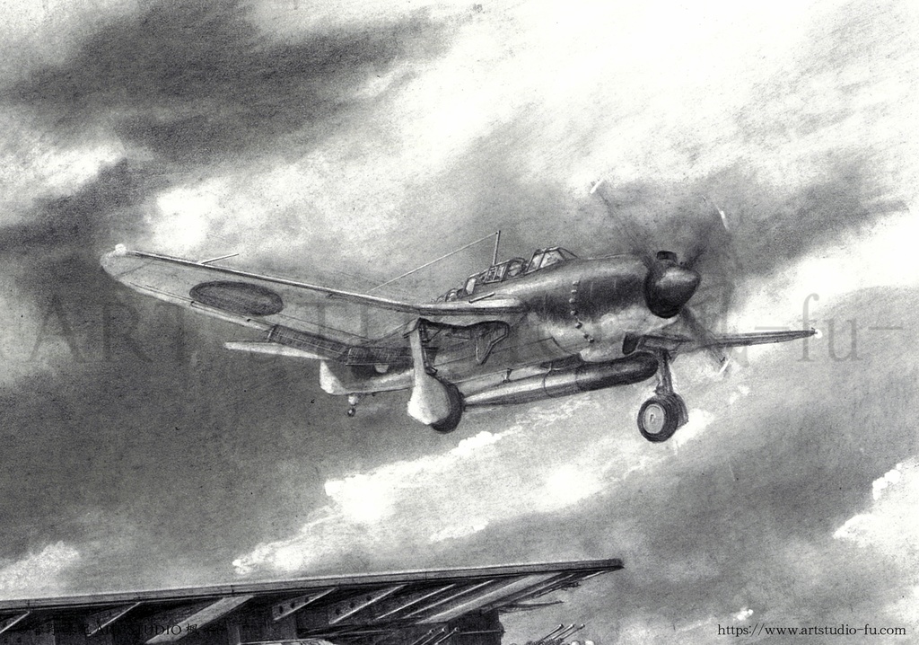 限定製作ミニチュア複製原画「見果てぬ夢 -航空母艦 信濃-」(月刊『丸』2025年5月号表紙作品)