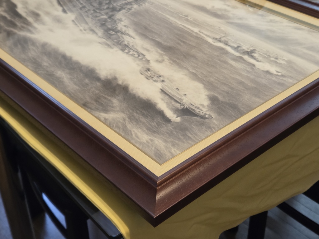 Full-scale replica of the original artwork『26311208 邂逅 ―約束の海』”The Sea of Destiny -The Second Fleet-”