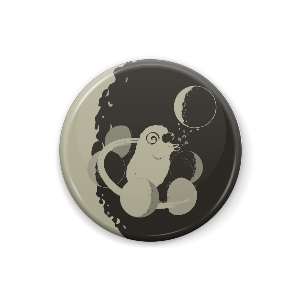 Primitive-seed 缶バッジ