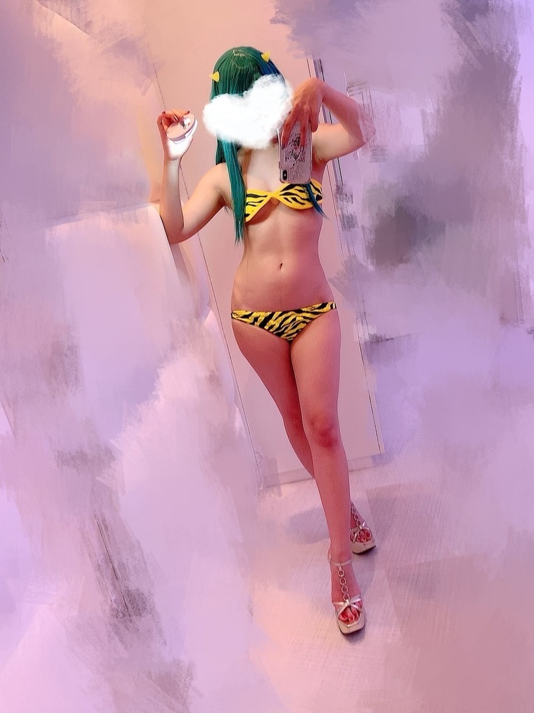 虎柄マイクロビキニ