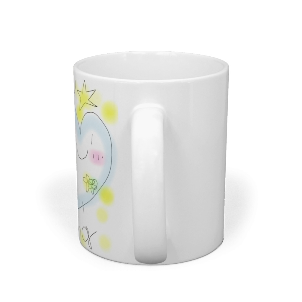 Happy Wedding 花 マグカップ