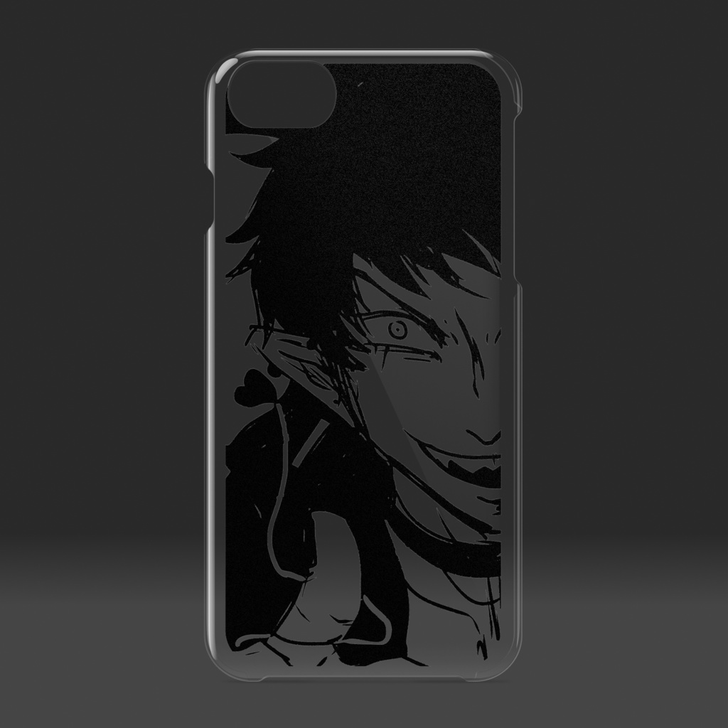 クリアiPhoneケース 戮華/極