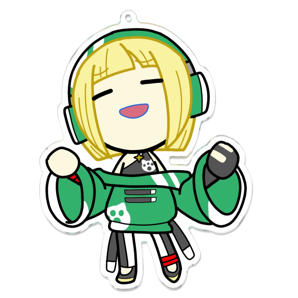 もちラジ!N極アクリルキーホルダー☆