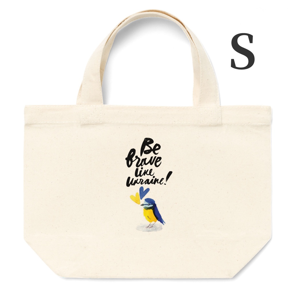 Be Brave 鳥さんトートバッグ ウクライナ支援 (S/M)