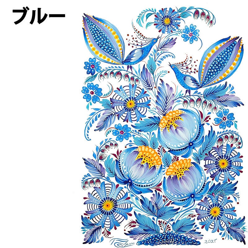 Tatyana.chorna☆ペトリキウカロングスリーブTシャツ(ユニセックス)☆5デザイン