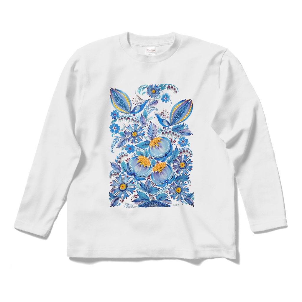 Tatyana.chorna☆ペトリキウカロングスリーブTシャツ(ユニセックス)☆5デザイン