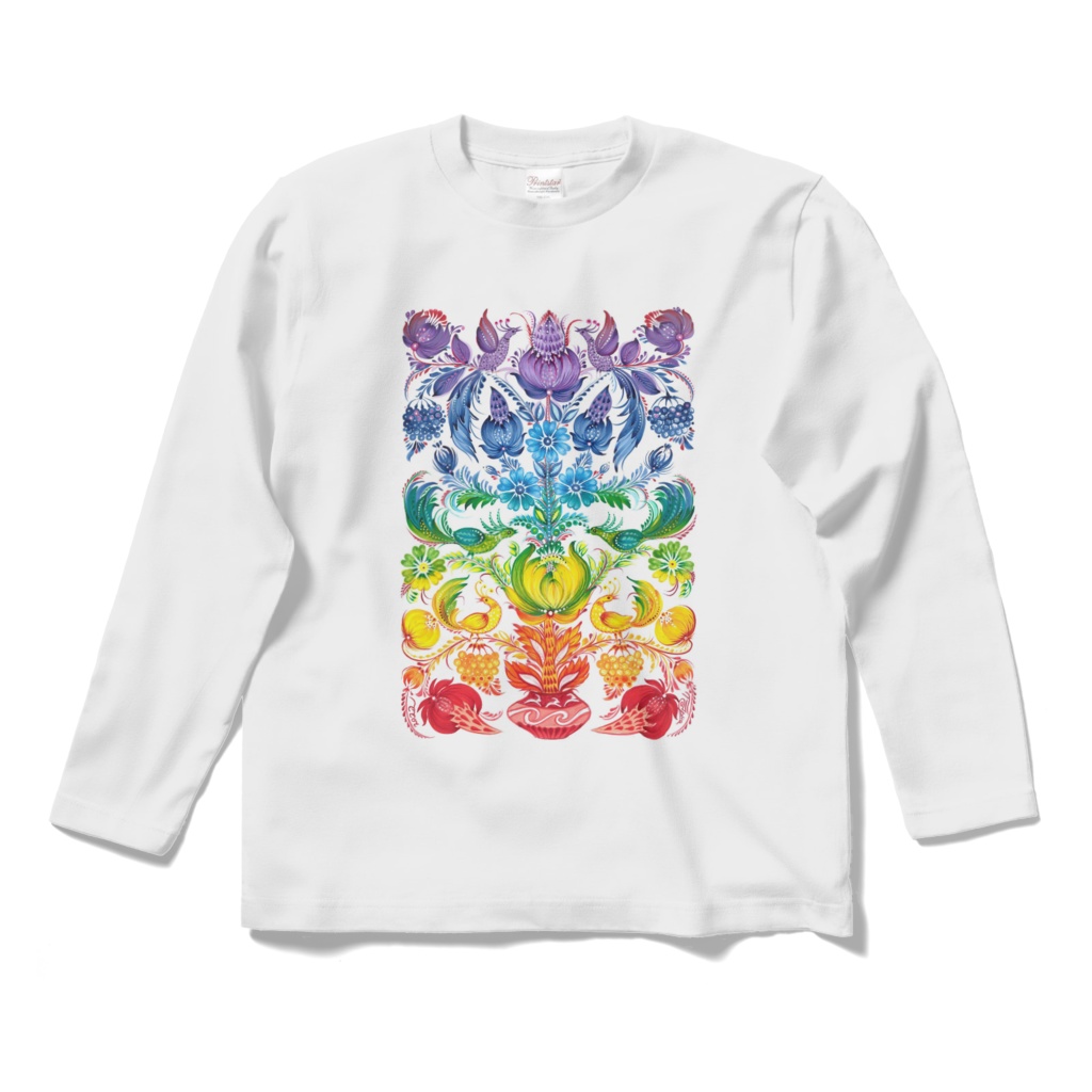 Tatyana.chorna☆ペトリキウカロングスリーブTシャツ(ユニセックス)☆5デザイン