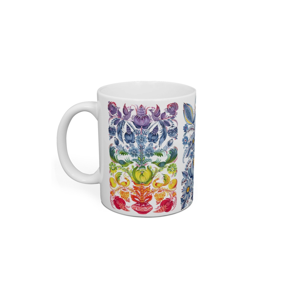 Tatyana.chorna☆ペトリキウカ マグカップ ウクライナ支援