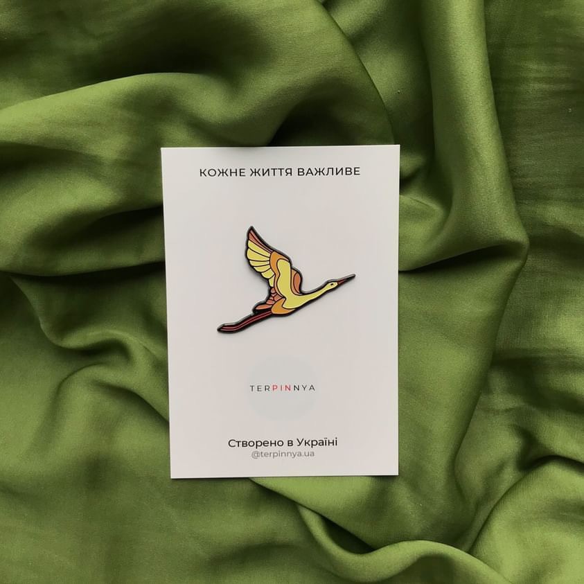 mriya pin ウクライナピンバッチ ウクライナ支援