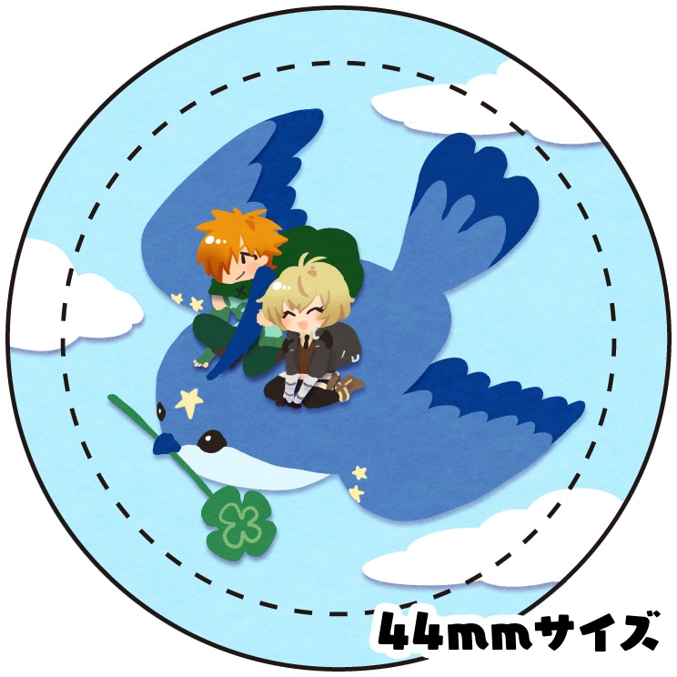 ロビリ缶バッジ