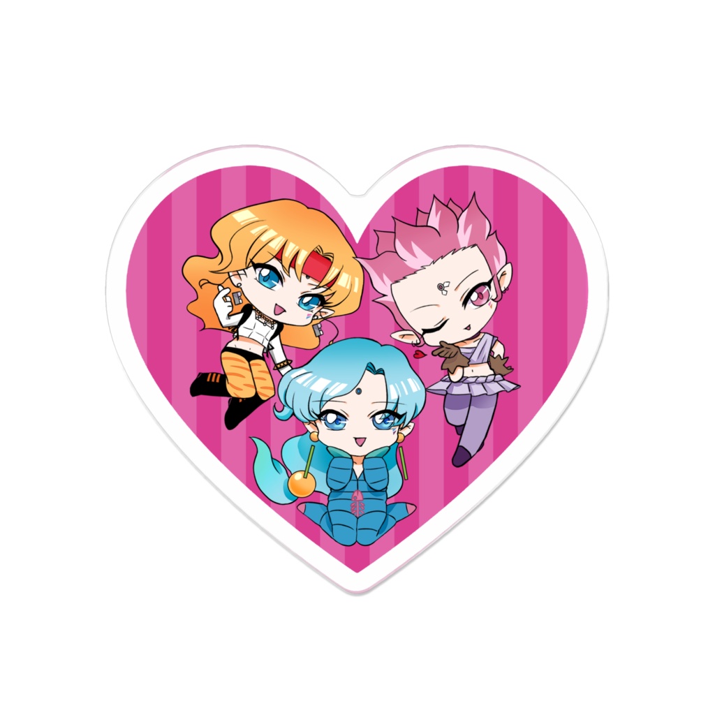 アマゾントリオ アクリルバッジ