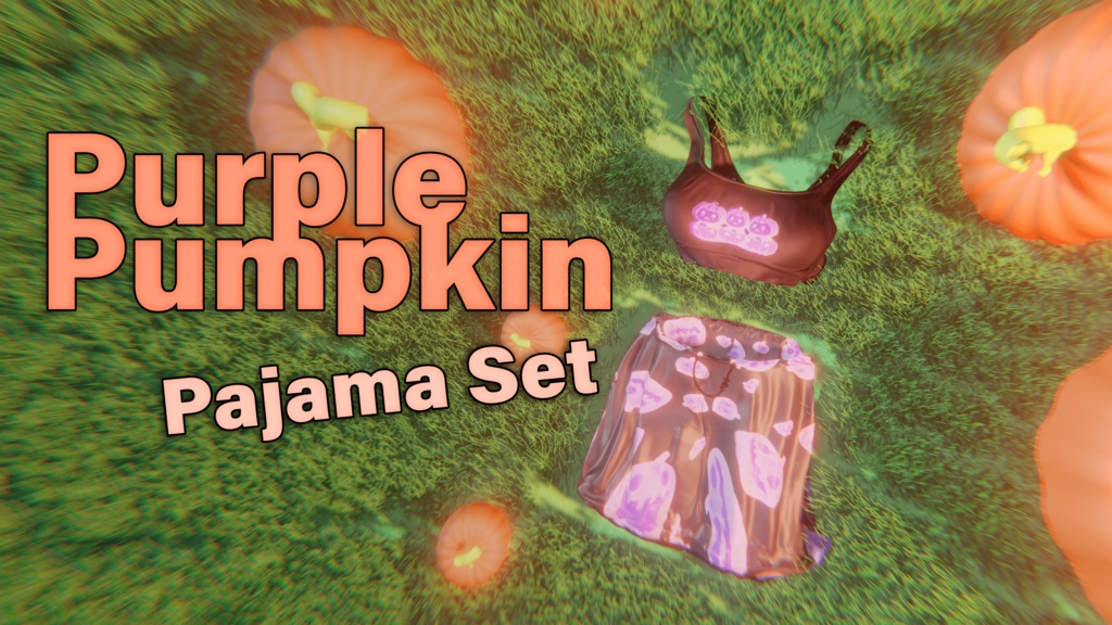 Purple Pumpkin pajamas 