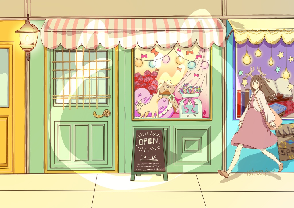 【データのみ:ポストカード】ウィンドウショッピングA