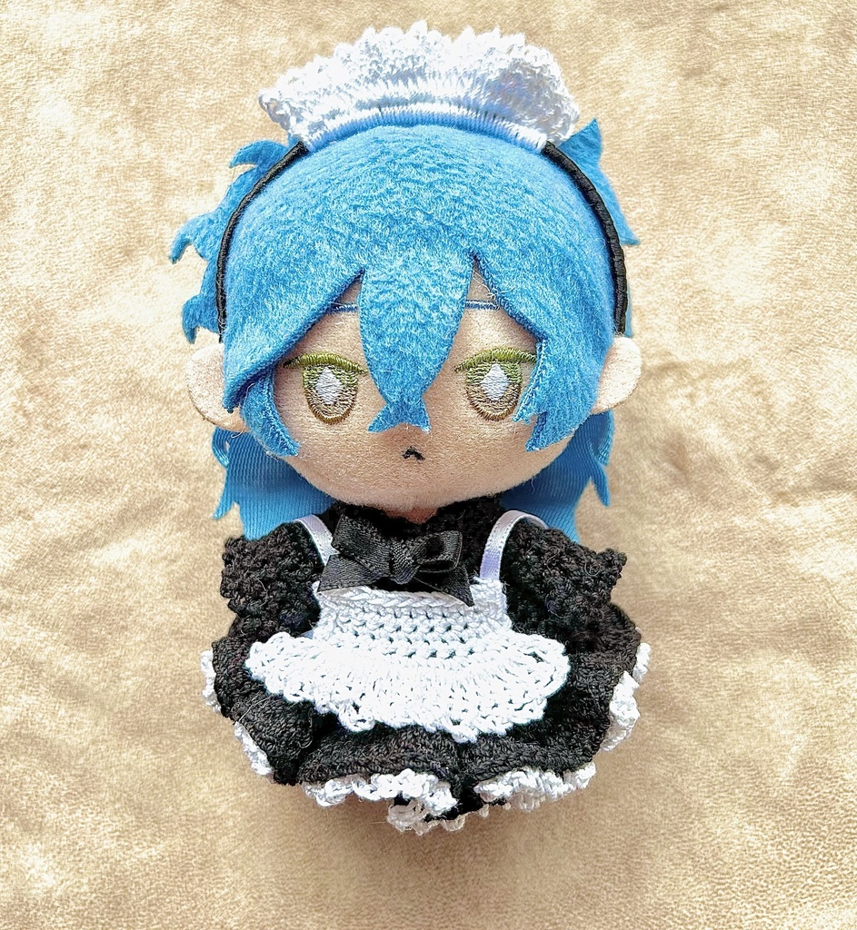 10cmぬい用 レース糸のメイドさんセット