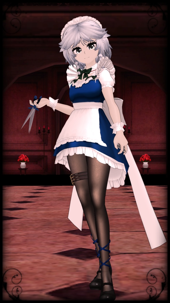 Sakuya Izayoi 3D Model ~東方Project~ - Hikari's Workshop - BOOTH