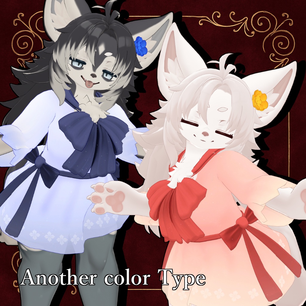 【ジル-S-用衣装】Velvet Ribbon Dress