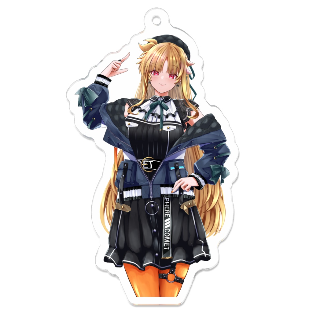 フェイト・T・ハラオウン　アクリルキーホルダー　普段着風アイドル衣装