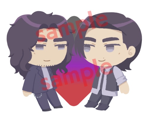 北条兄弟アクリルキーホルダー