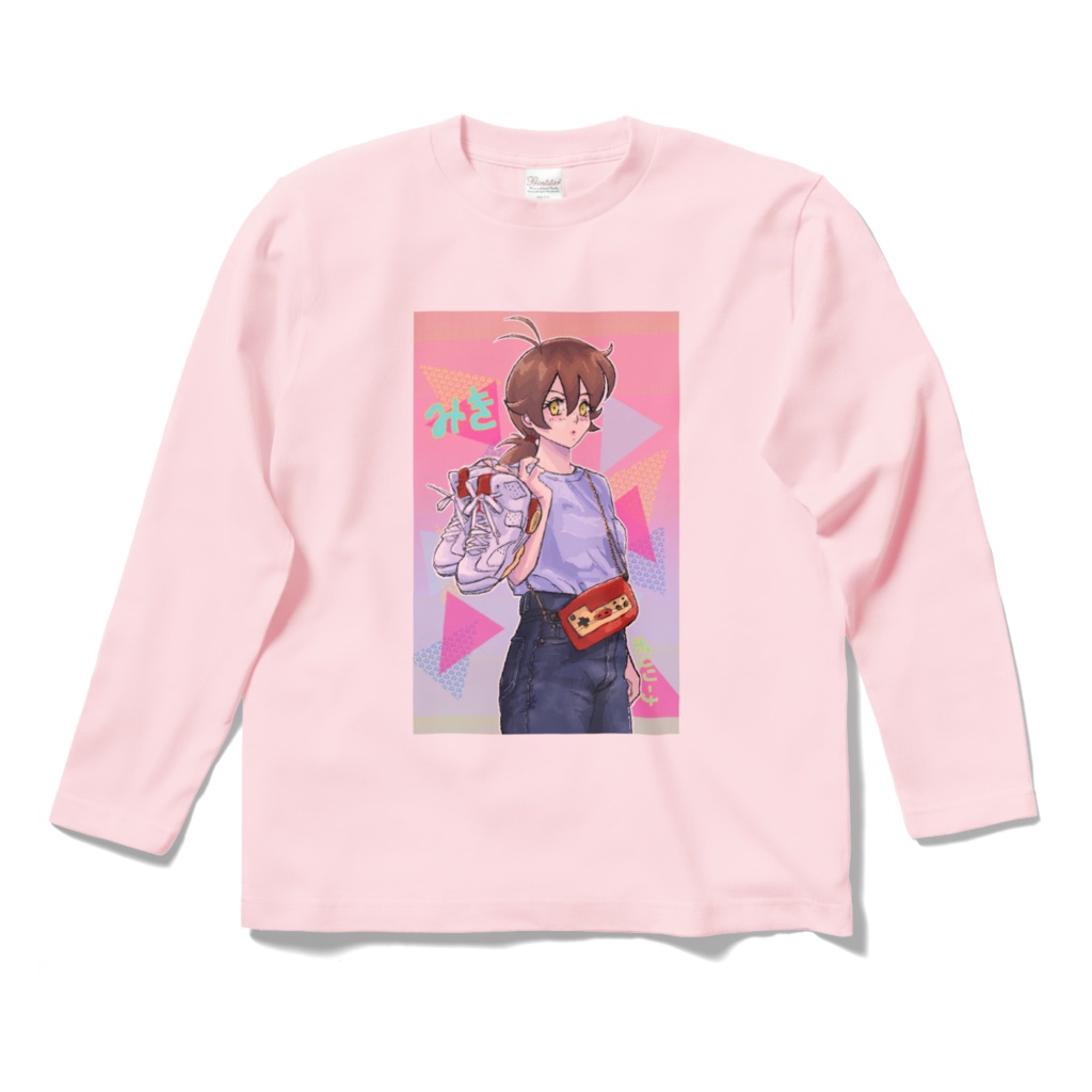みきちゃんロングスリーブTシャツ