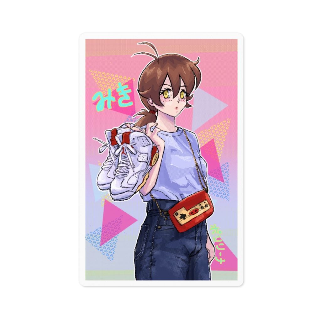 みきちゃんステッカー