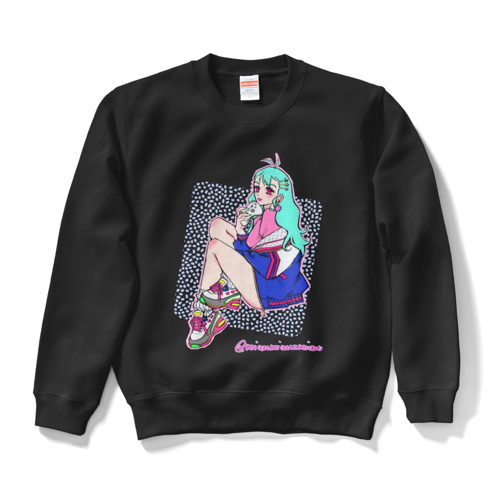 ゲームコントローラーを持つ少女スウェット♡