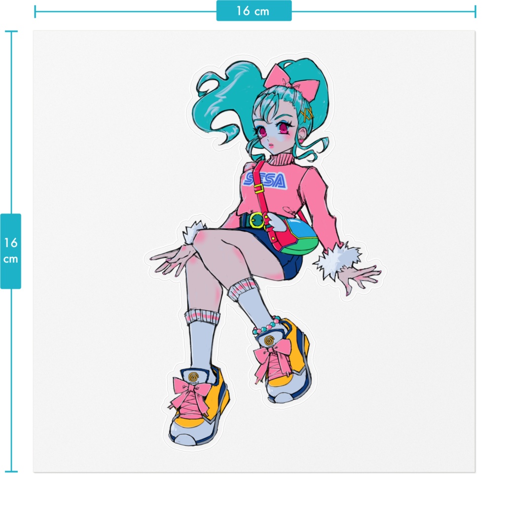 セサ少女ステッカー☆