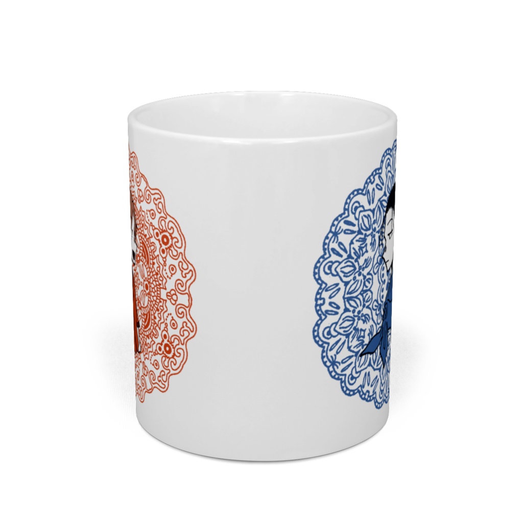 耳賏とハツリョエマグカップ