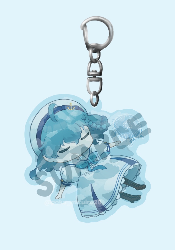 水面アクリルキーホルダー　スーズ