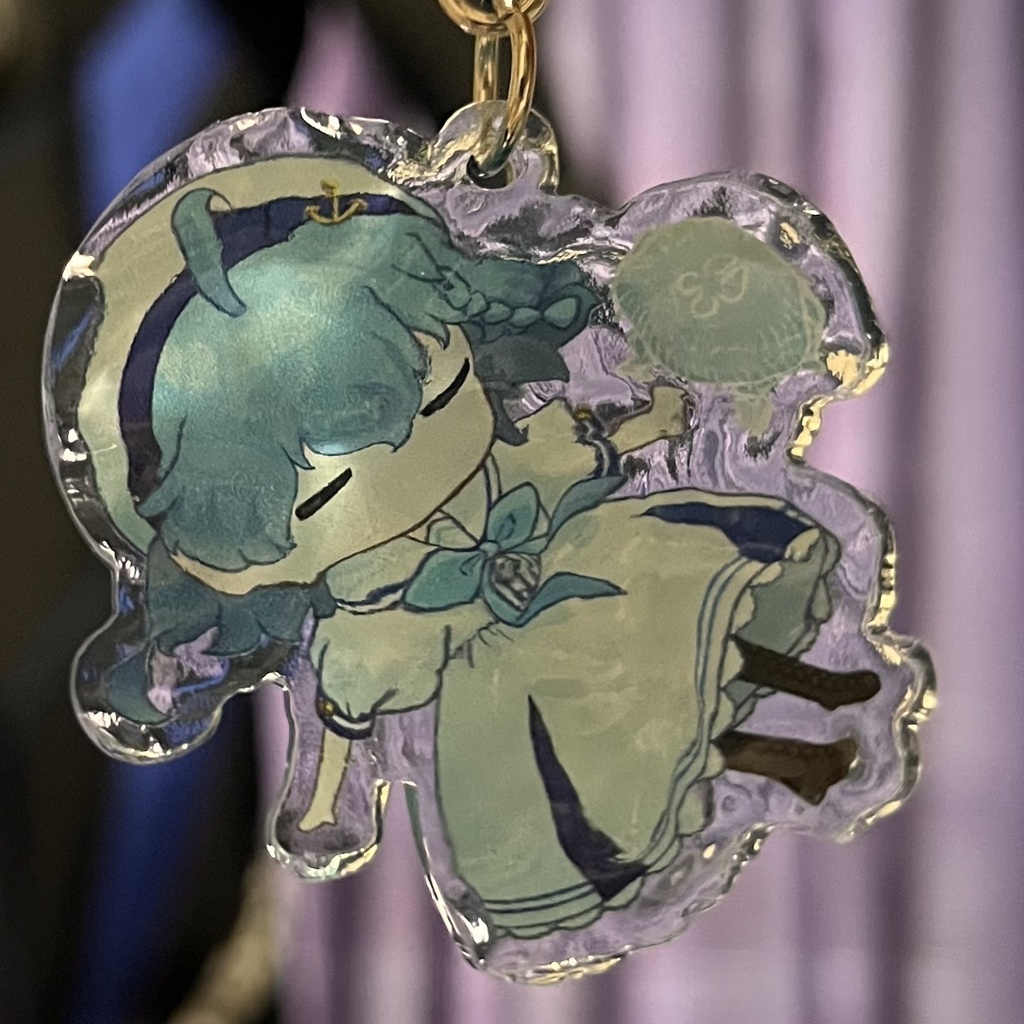 水面アクリルキーホルダー　スーズ