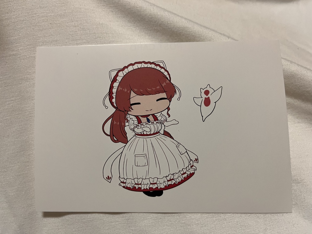 ポストカード　クリス　デフォ