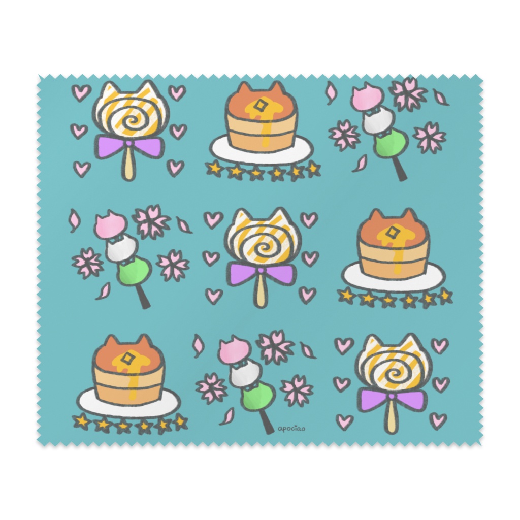 にゃんにゃんsweetsメガネ拭き