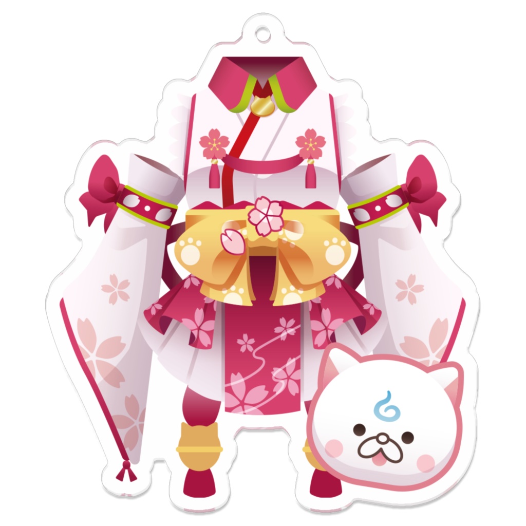 さくらみこ 通常衣装 アクリルキーホルダー