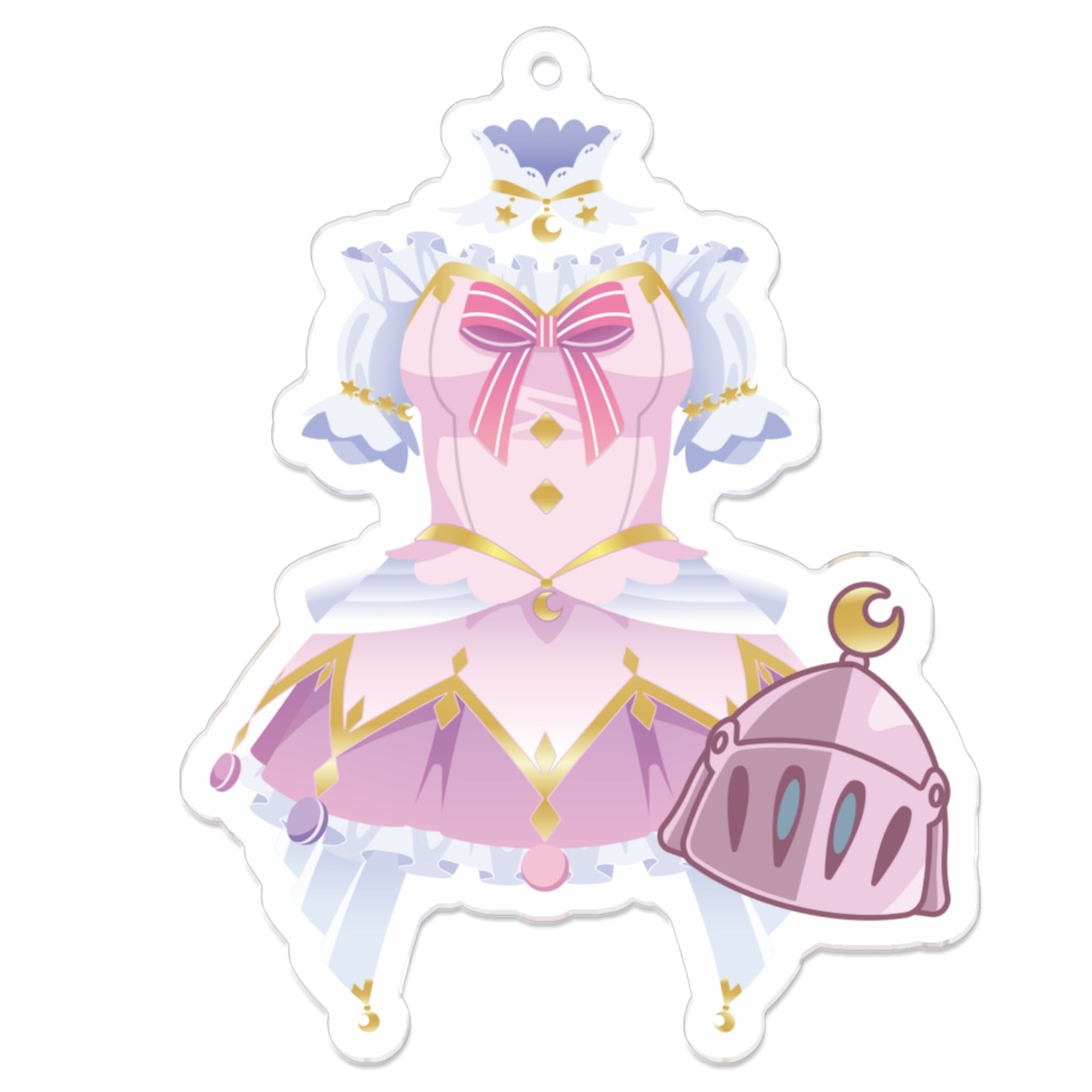 姫森ルーナ　通常衣装　アクリルキーホルダー