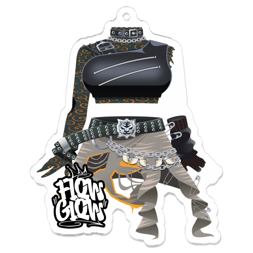 虎金妃笑虎 ステージ衣装2025 アクリルキーホルダー