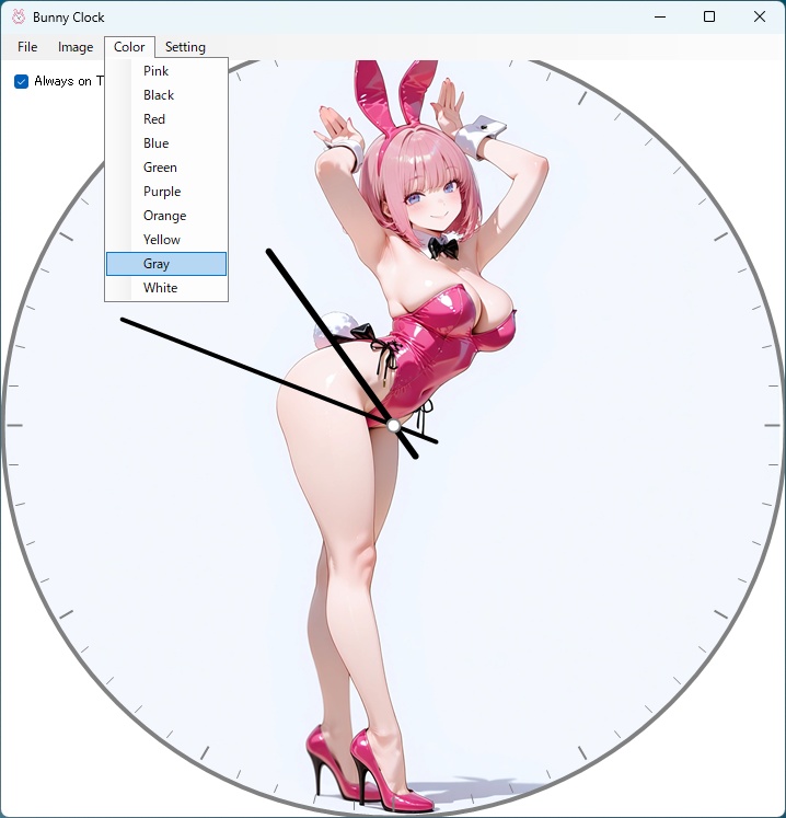 Bunny Clock
