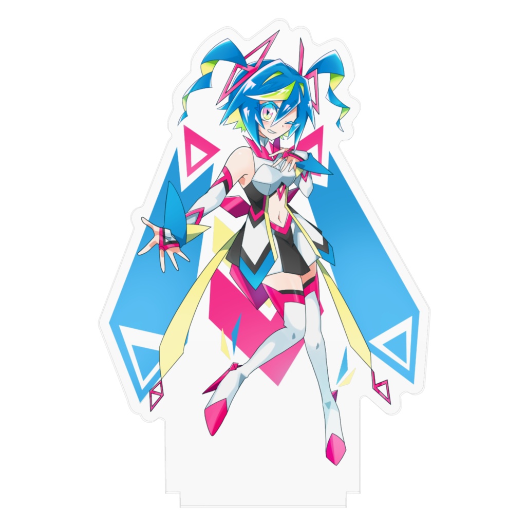 【アクリルフィギュア】QZ86/86ちゃんキービジュアル