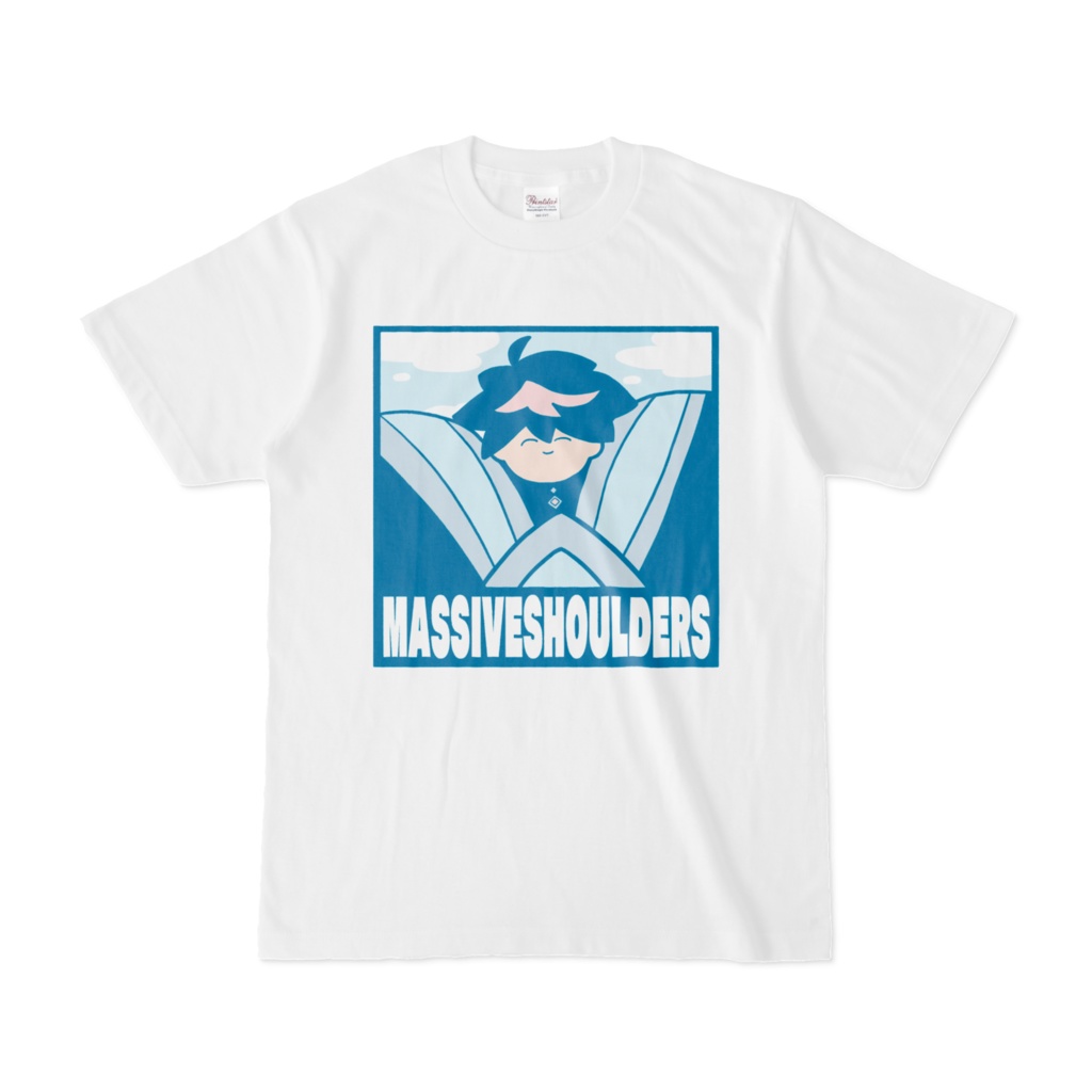 -MASSIVE SHOULDERS- Tシャツ ver.QZくん