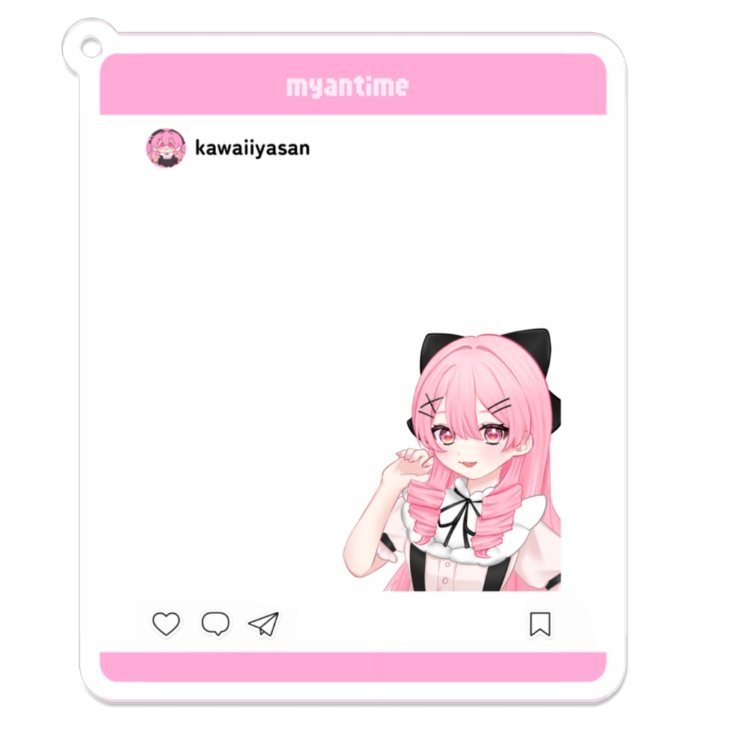 SNS風アクリルキーホルダー