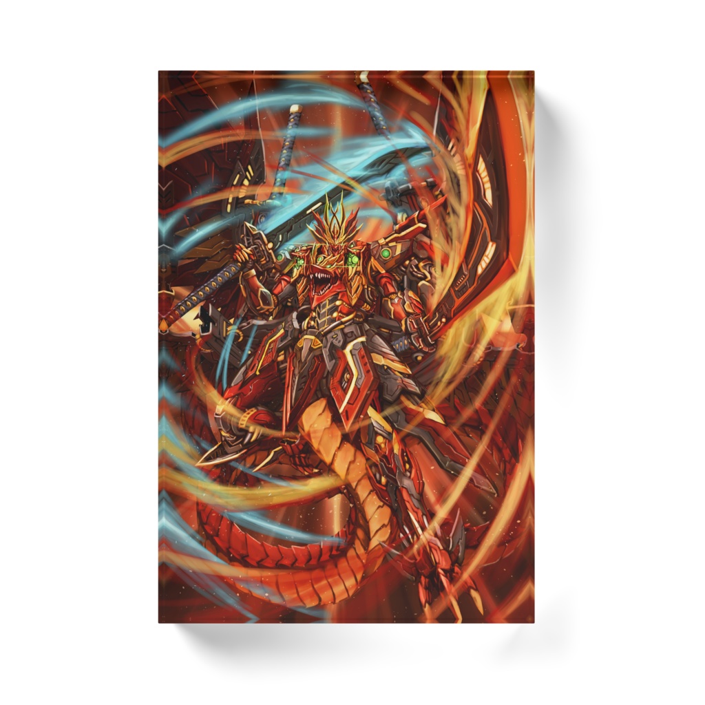 戦国龍 アクリルブロック