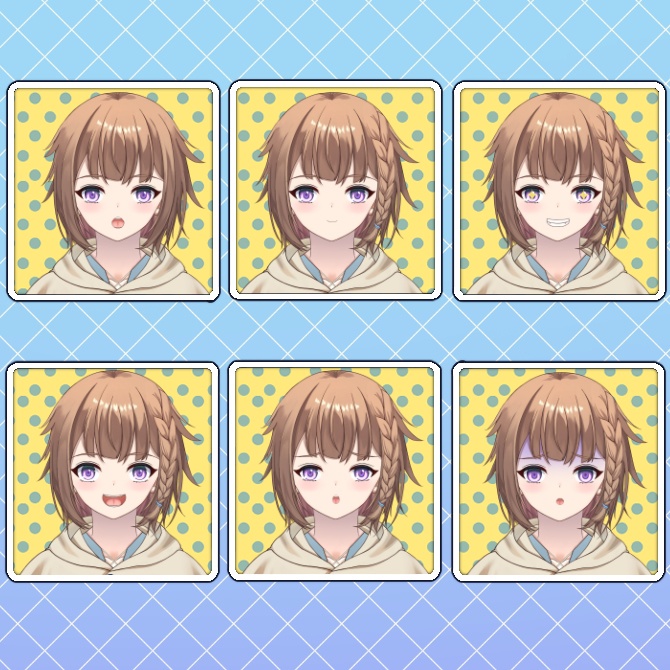 【汎用Live2Dモデル】茶髪の少年