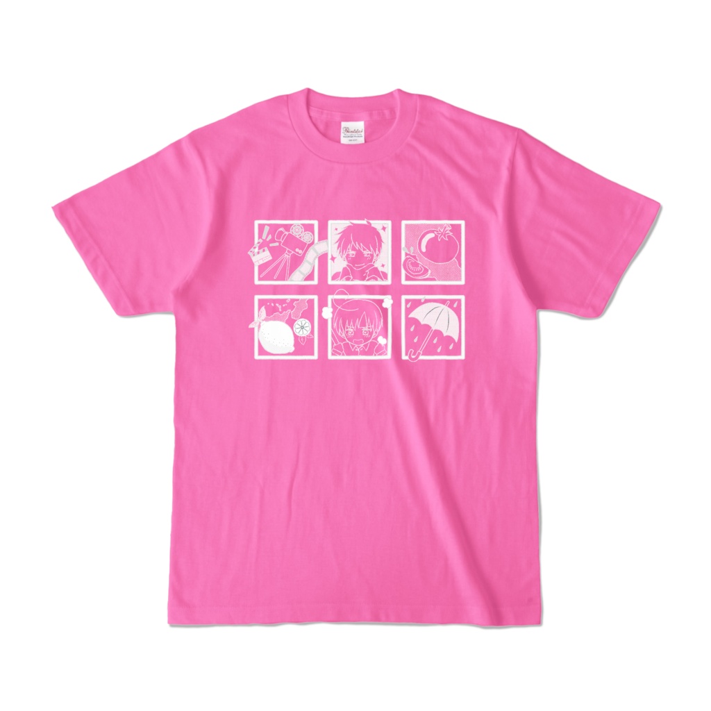 Tシャツ（ピンク/濃）普ロマプチ「俺様とお兄様！2」開催記念グッズ