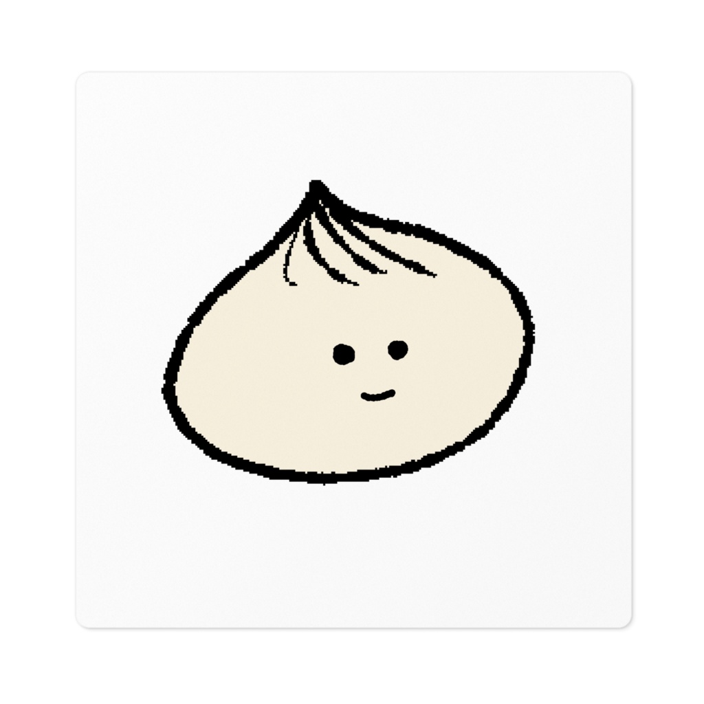 四角いにくまんシール